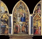 GIUSTO de  Menabuoi The Coronation of the Virgin among saints and Angels oil painting reproduction
